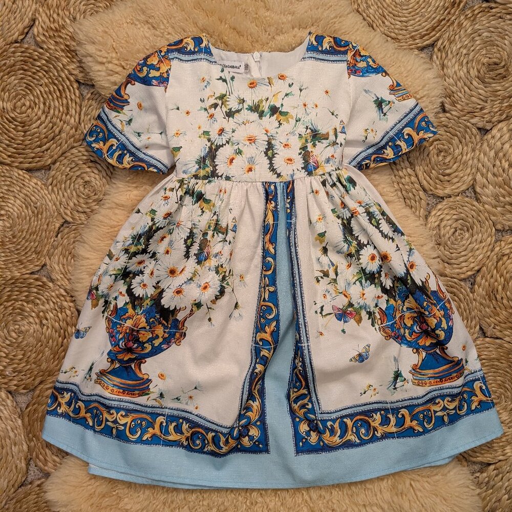 DOLCE & GABBANA Daisy Sunflower 🌻 Girl Dress